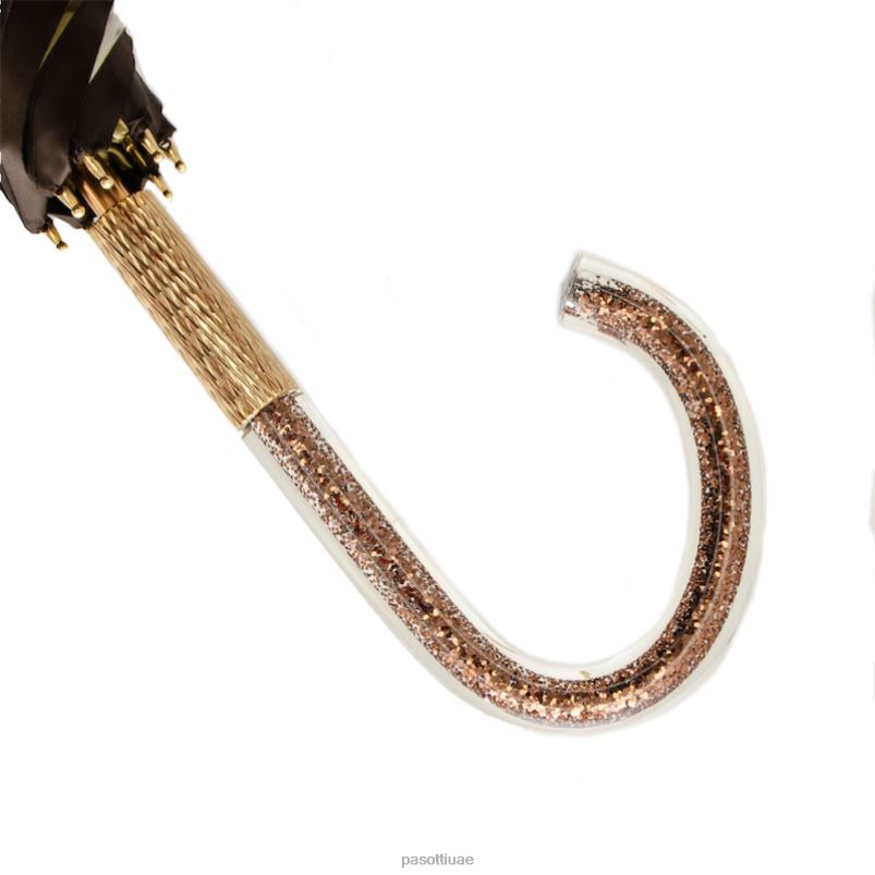 مظلة | 189 55975-22 ص 34 - مظلة كاكي عليها زهور وبريق PASOTTI Z446V346